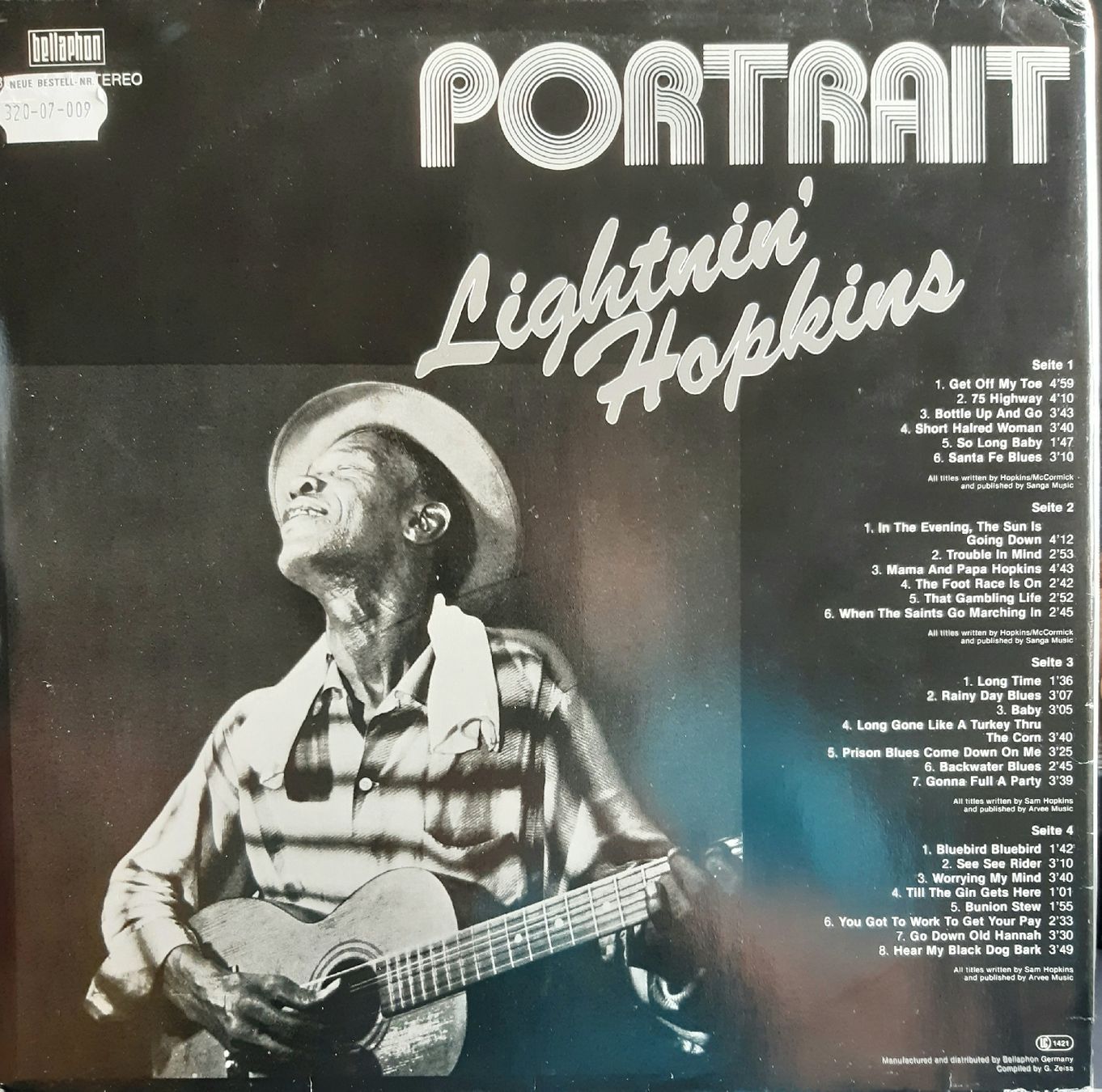 Dischi in vinile: JOHN LEE HOOKER: Portrait  – Usato da Frick venduto da kyb_yq8h 2