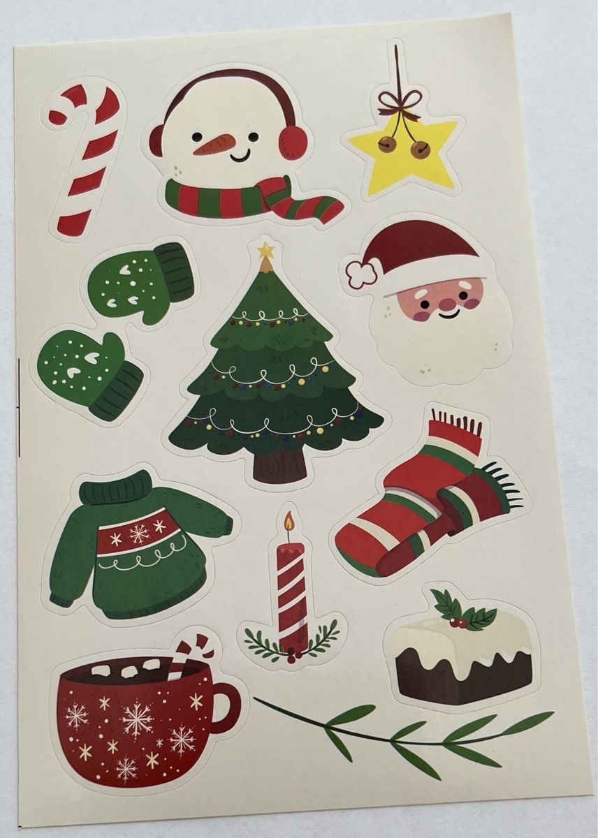 Sticker: Weihnachtliche Sticker Set – Nuovo (secondo la descrizione) da Menziken venduto da Bastelchaos 2
