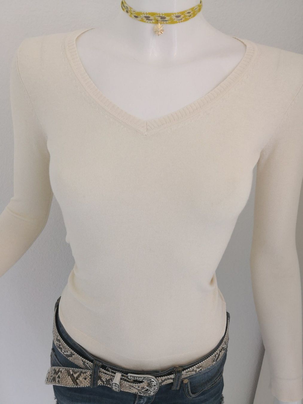 Mango Maglioni & Felpe: 🤩MANGO STRICK PULLOVER ECRU V-SCHNITT NEU & D&G P. – Nuovo (secondo la descrizione) da Olten venduto da Naja-Twins-Twins 7