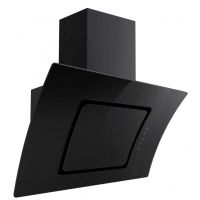 859 - Dunstabzugshaube Kopffreihaube - Glas Schwarz 90cm