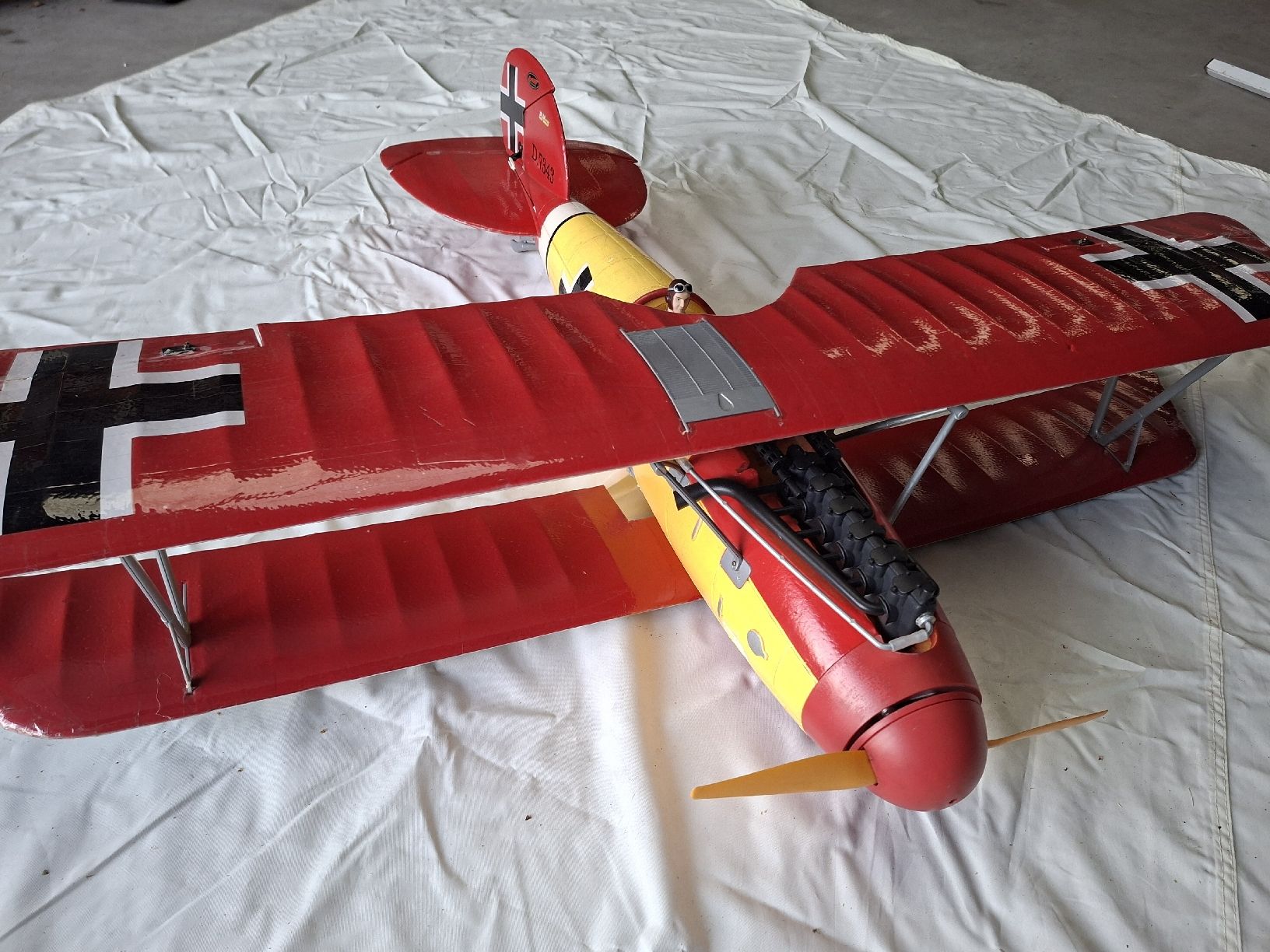 Modellbausätze & Standmodelle: RC Modellflugzeug Doppeldecker Albatros – Gebraucht aus Kallern von Slobsen 7
