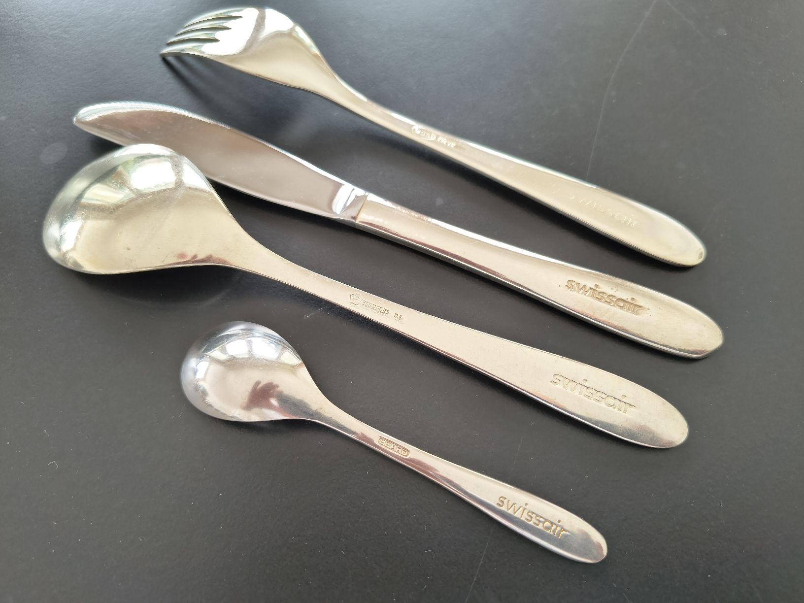 Set di posate: SWISSAIR Besteck - versilbert - 29 teilig – Usato da Oberglatt ZH venduto da ang_7znb
