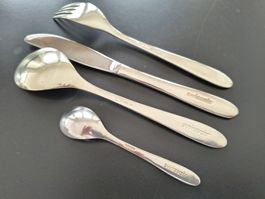 SWISSAIR Besteck - versilbert - 29 teilig