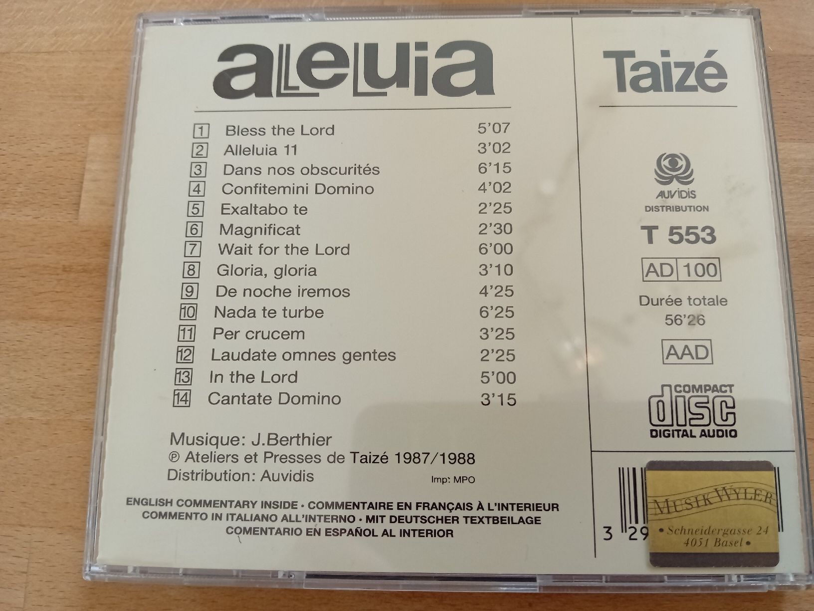 CD: CD Taizé / aleluia – Usato da Witterswil venduto da hele04 2