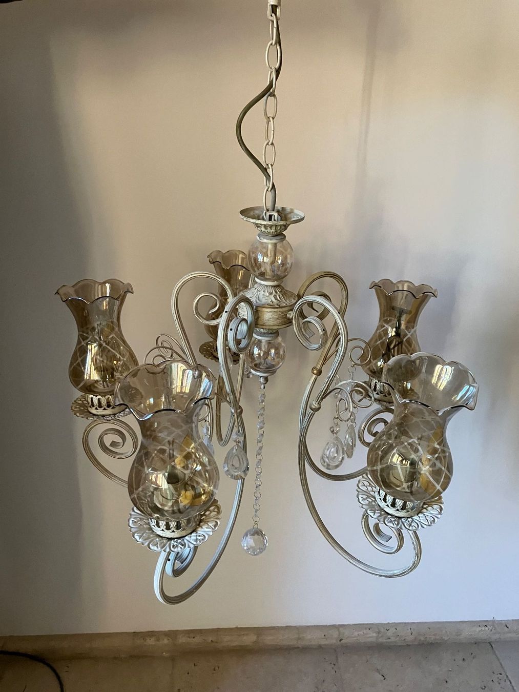Lampadari & plafoniere: Set Kronleuchter und 2 Wandleuchter – Nuovo (secondo la descrizione) da Ostermundigen venduto da bea_pjw9 1