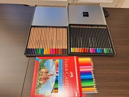 Buntstifte Faber-Castell und Artist 2x24 Stück neu