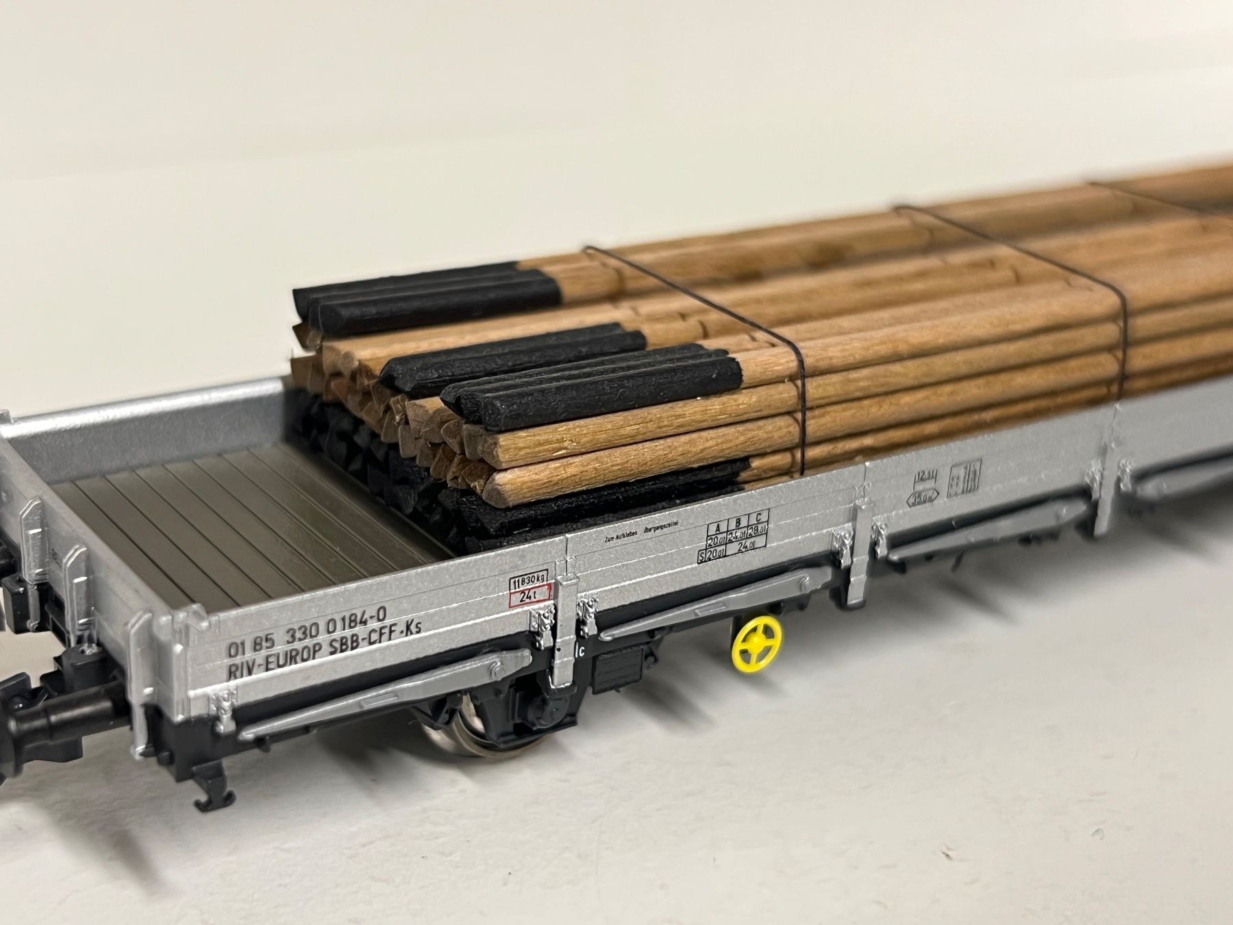 Roco Modellini di ferrovie: Roco SBB Ks beladen H0 DC – Usato da Geroldswil venduto da TopTrain54 1