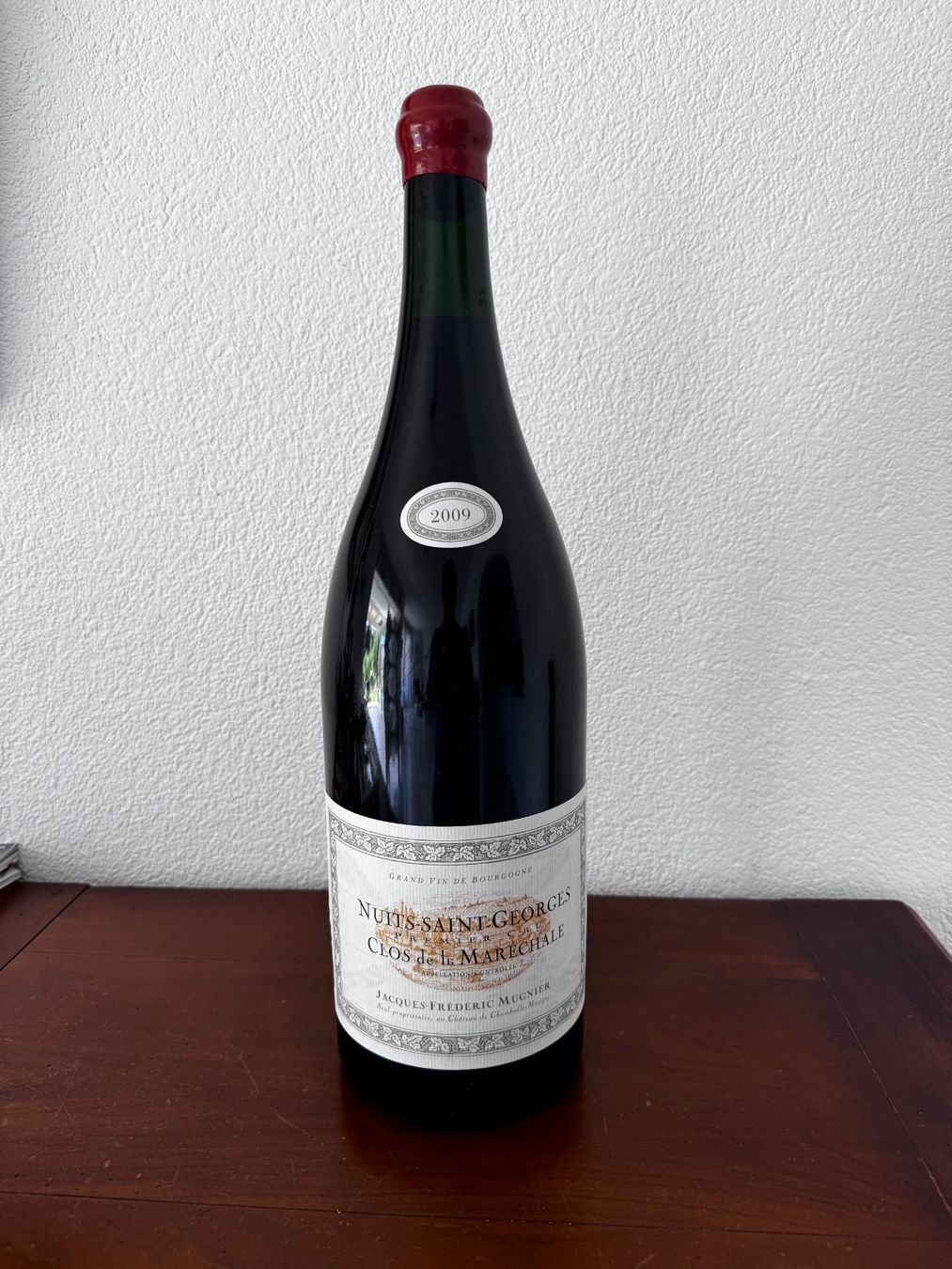 Vino: JACQUES-FREDERIC MUGNIER 3 LT CLOS DE LA MARECHALE 2009 1CRU – Nuovo e nell'imballaggio originale da Sion venduto da carzou
