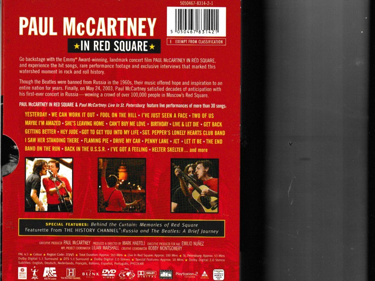 Tutti i DVDs: Paul McCartney - In Red Square Live – Nuovo (secondo la descrizione) da Chur venduto da zowie72 1