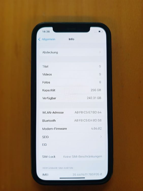 iphone 12 Pro 256gb 100 Akku Kaufen auf Ricardo