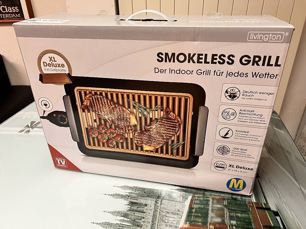 Grils: Rauchfreier Tischgrill – D'occasion à Rudolfstetten par affettuosa71 2