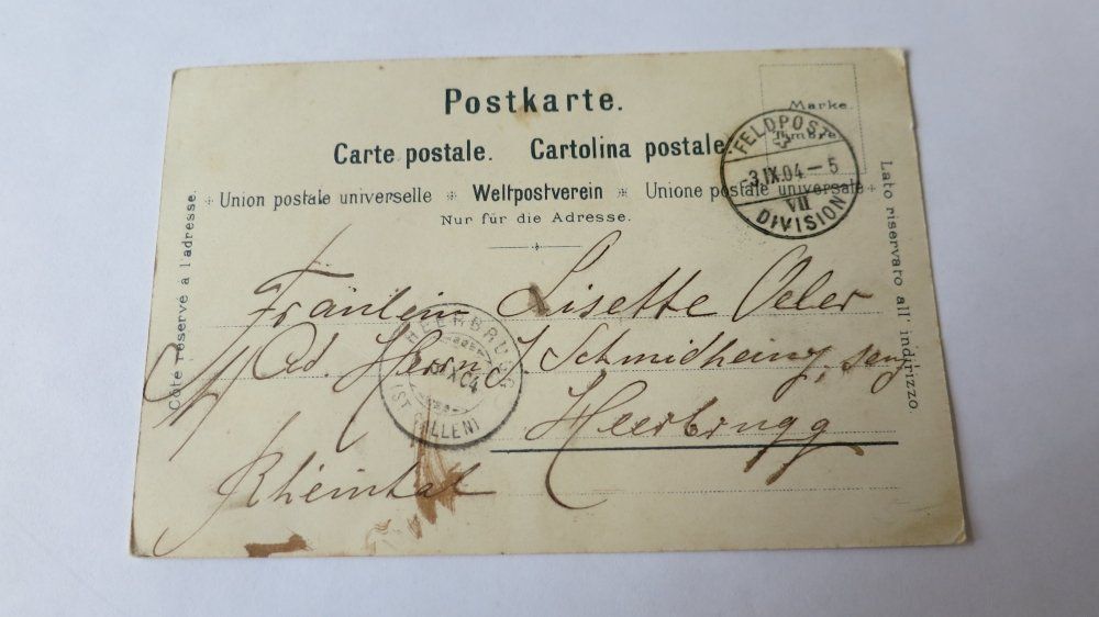 Cartoline postali: Schweizer Armee - Infanterie - Feldpost - 1915 – Usato da Jona venduto da centumprata 1