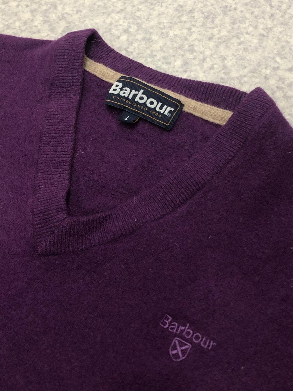 Barbour Pulls & Sweat-shirts: Pull Barbour Taille L Violet 🟣 – D'occasion à Genève par leb_5j62 3