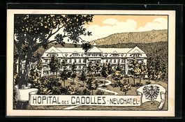 Neuchâtel, Hopital des Cadolles, Wappen