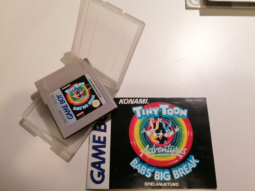 Notice / Livret Du Jeu Tiny Toons Babs Big Break Pour Game Boy - Très Bon État - Sans Annotation