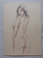 Renate Barthel – 02 Akt Zeichnung Pastellkreide 2008 21x29