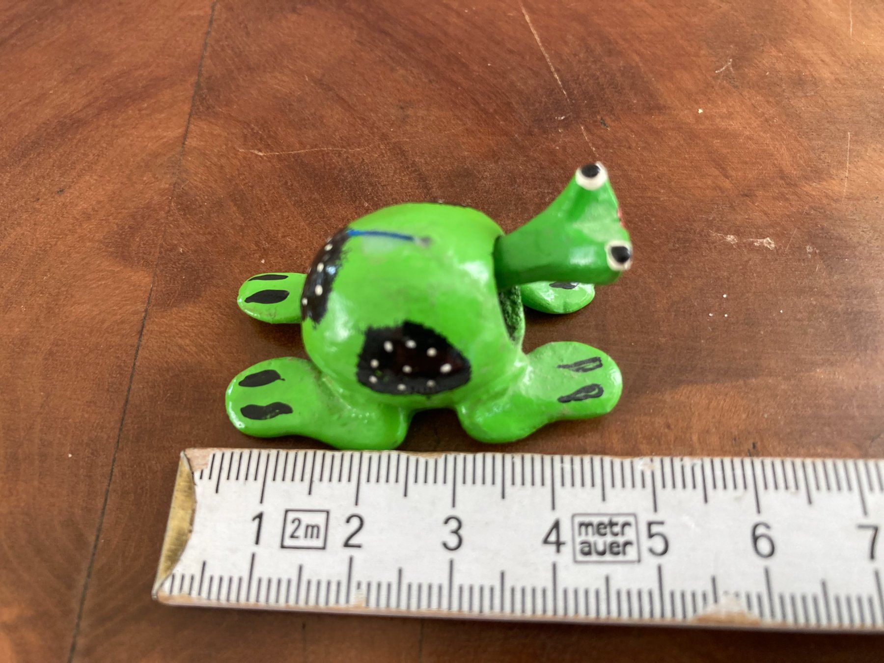 Statuette: Tierfigur  Schildkröte Turtle  Holz mit beweglichem Kopf – Usato da Subingen venduto da ArtBead 6