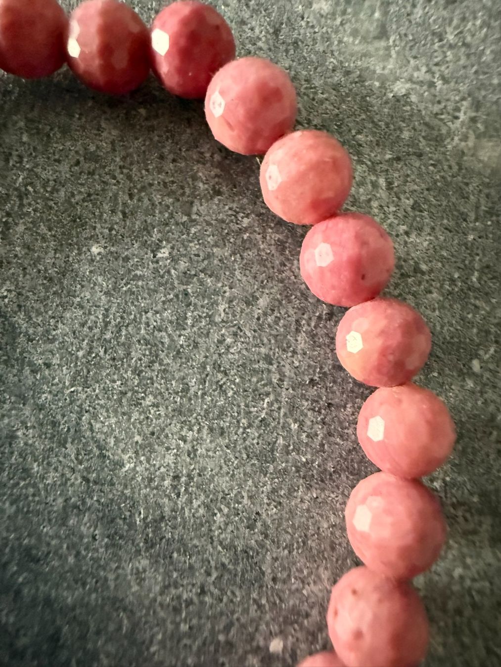 Armbänder & -reifen: Edelstein Armband Rhodonit – Neu (gemäss Beschreibung) aus Lommis von manmarmi 1