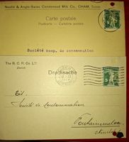 Drucksache mit Perfins 