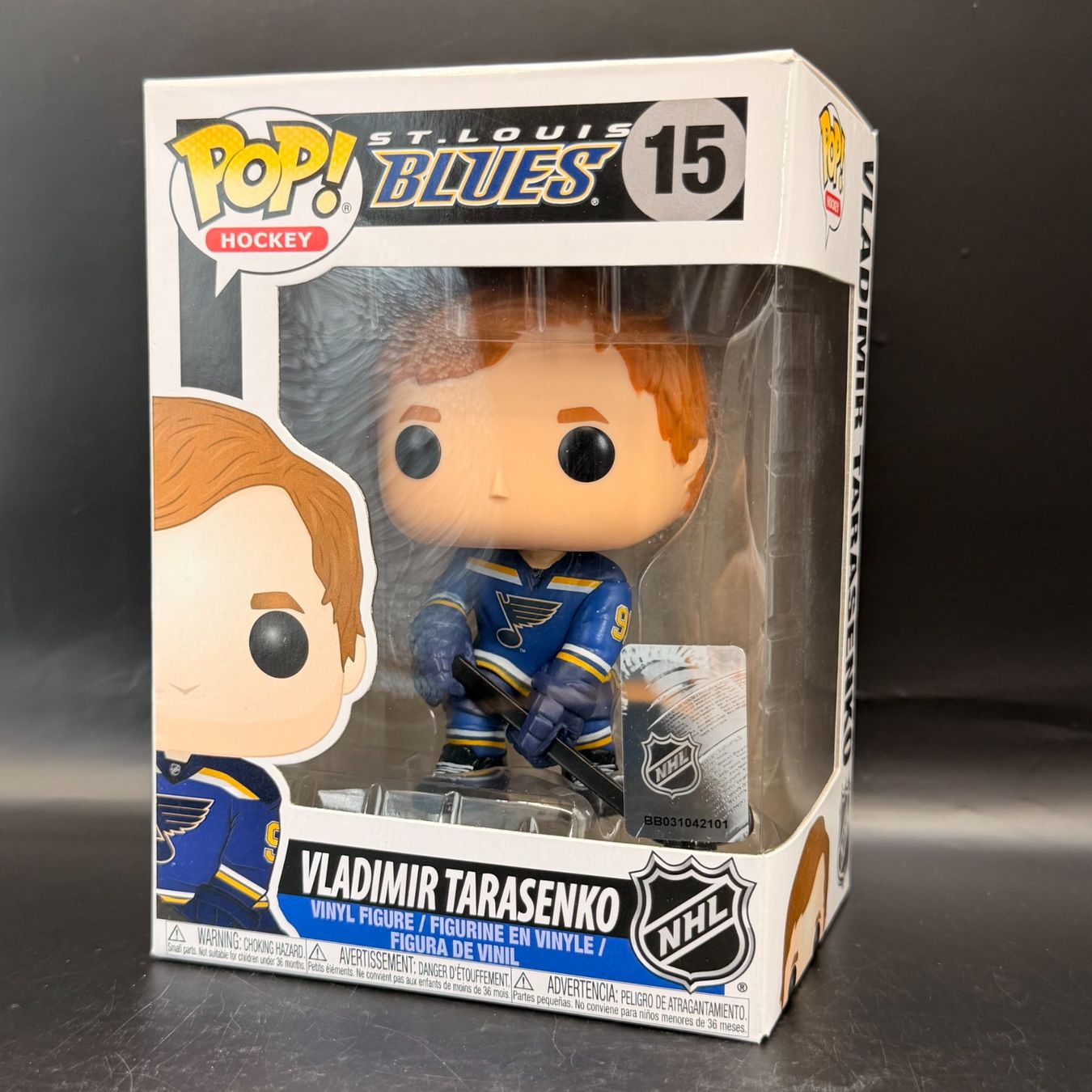 Funko Statuette: Funko Pop! NHL Vladimir Tarasenko 15 – Usato da Düdingen venduto da Nerdworld