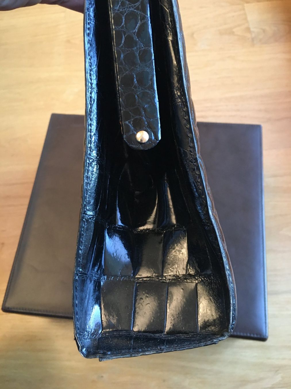 Borse da donna: Sac a main veritable crocodile Excellent etat – Usato da Prangins venduto da pad2424 5