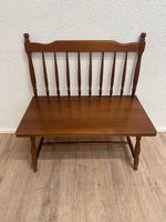 Vintage Windsor Sitzbank aus Massivholz