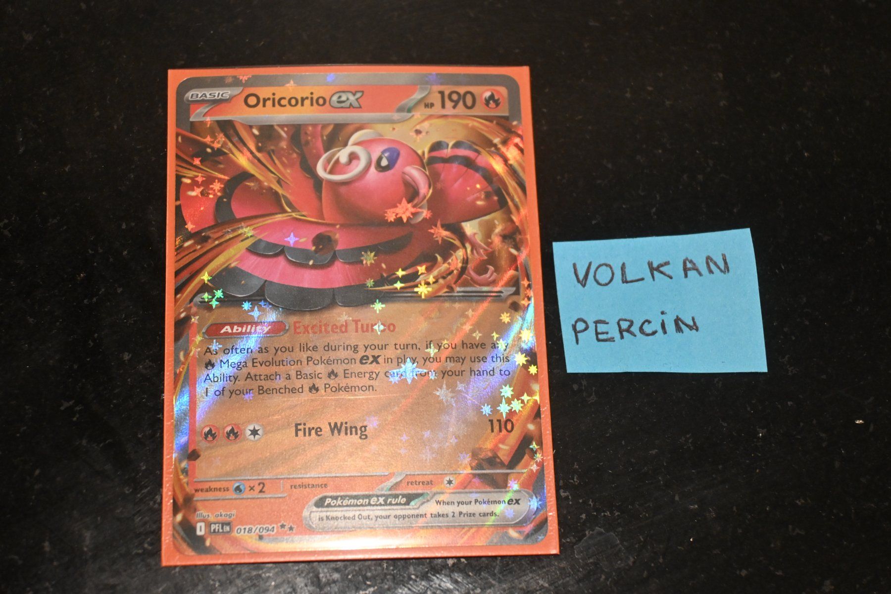 Pokémon Carte collezionabili: Oricorio ex #18 Pokemon Phantasmal Flames – Nuovo (secondo la descrizione) da Aigle venduto da PSAPOKEVOVO