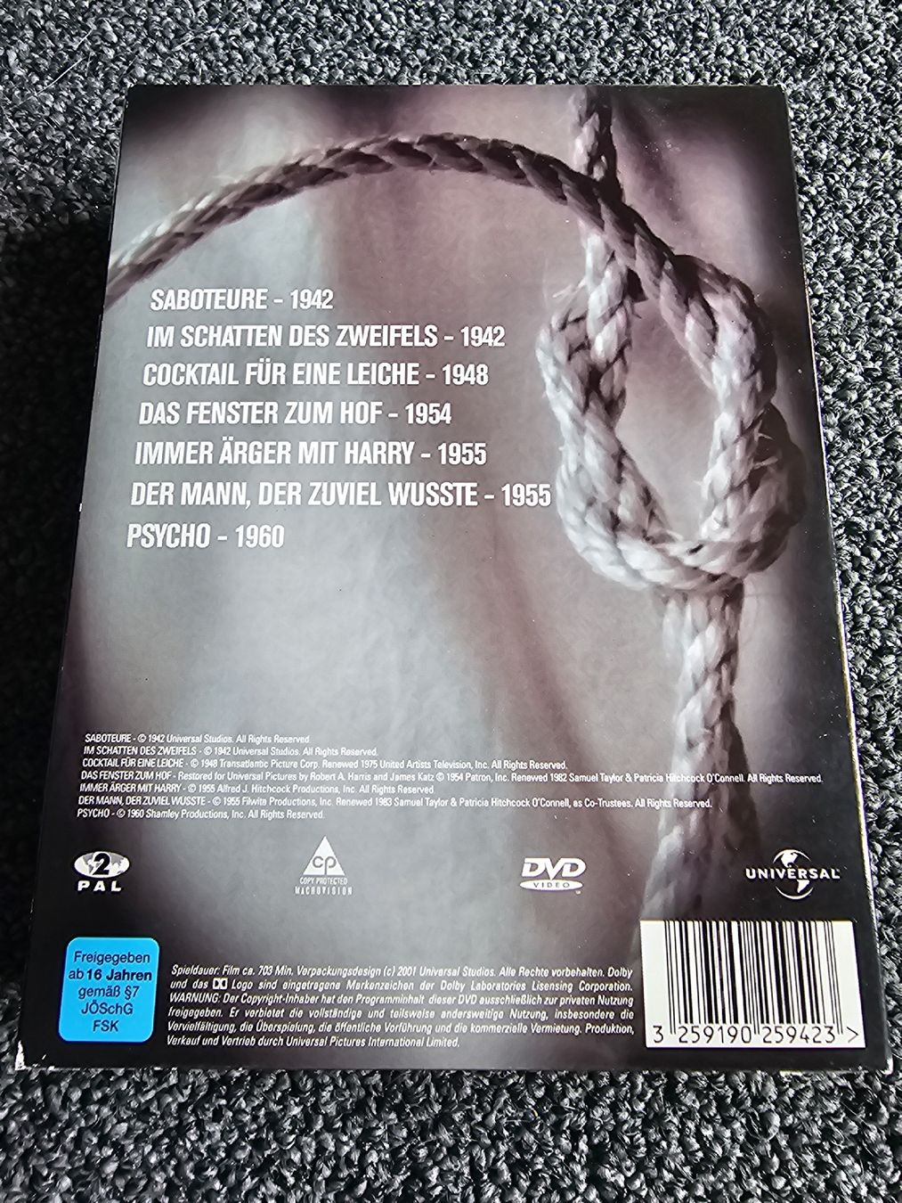 Tutti i DVDs: Alfred Hitchcock Collection  – Usato da Ruswil venduto da jan_bxl5 1