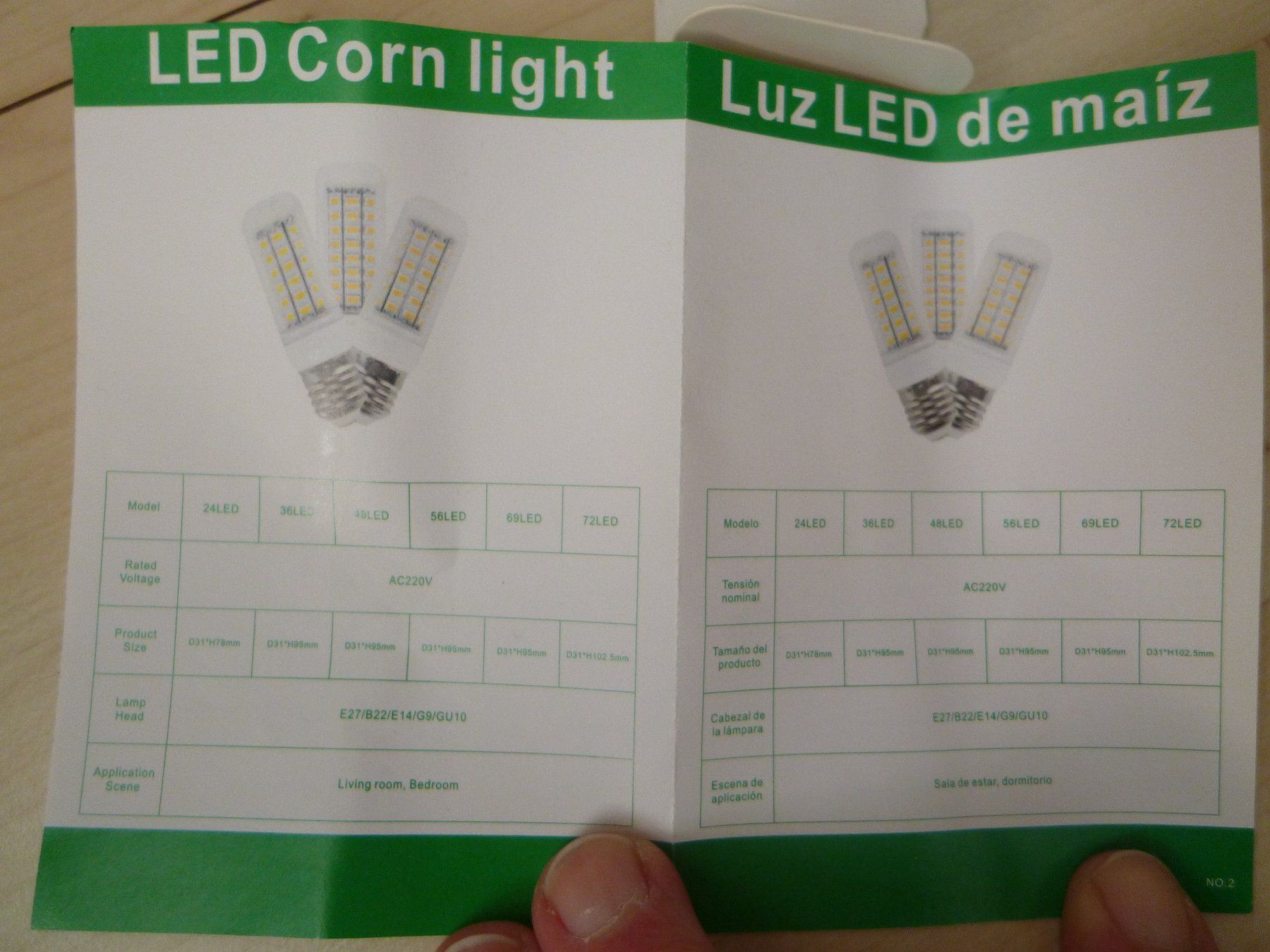 Lampes: LED Corn Light Licht GU9 – Neuf avec emballage d'origine à Dättlikon par Mamakuga 8