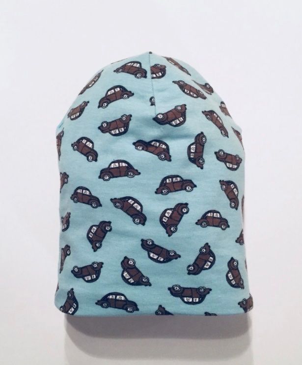 Berretti & Sciarpe: HANDMADE Beanie Kappe AUTOS mint-weiss wendbar – Nuovo e nell'imballaggio originale da Emmenbrücke venduto da swissmade-miracles 2