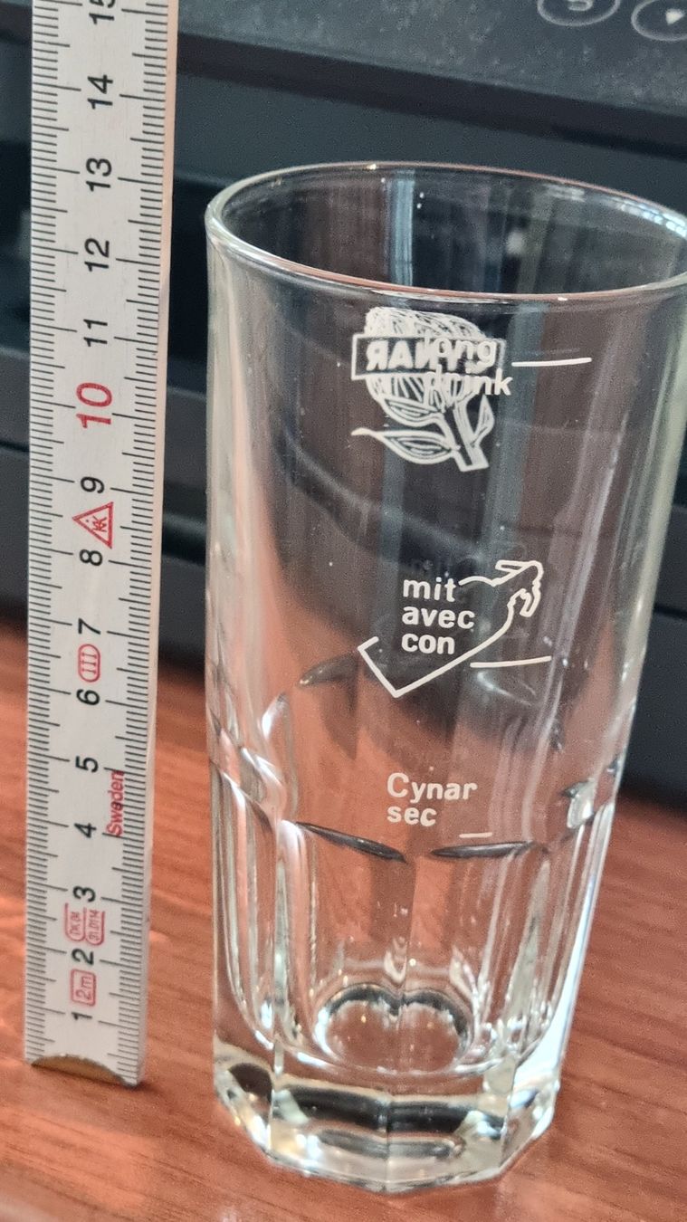 Cynar Bicchieri: Glas Cynar Vintage – Nuovo (secondo la descrizione) da Bure venduto da chap981 3