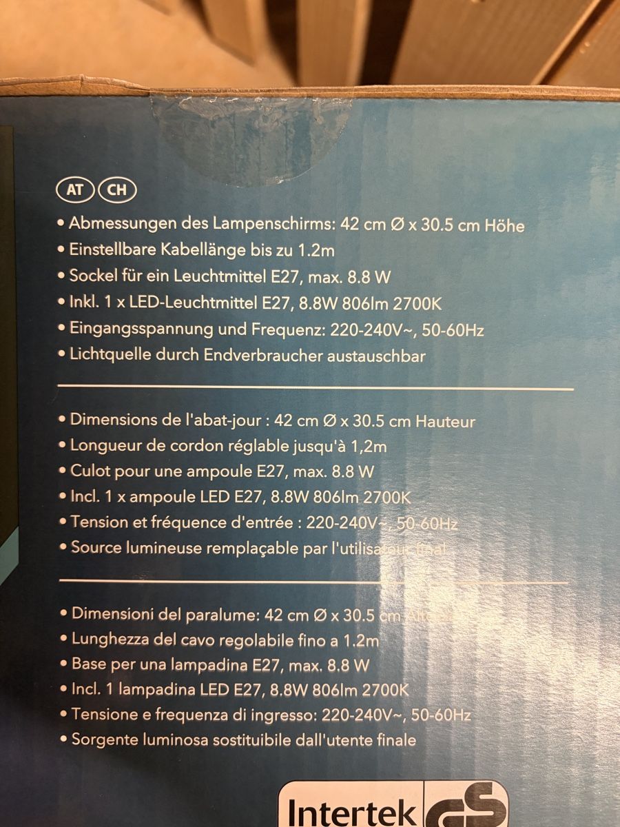 Lampadari & plafoniere: CASALUX Bambus Pendelleuchte – Nuovo e nell'imballaggio originale da Kerzers venduto da Beluluu 2