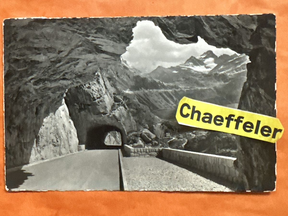 Cartoline postali: 1947 Sustenpass mit Sustenpasshöhe mit Hotel – Usato da Zürich venduto da Chaeffeler