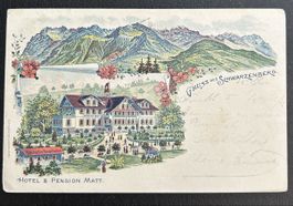 Gruss aus Schwarzenberg Litho