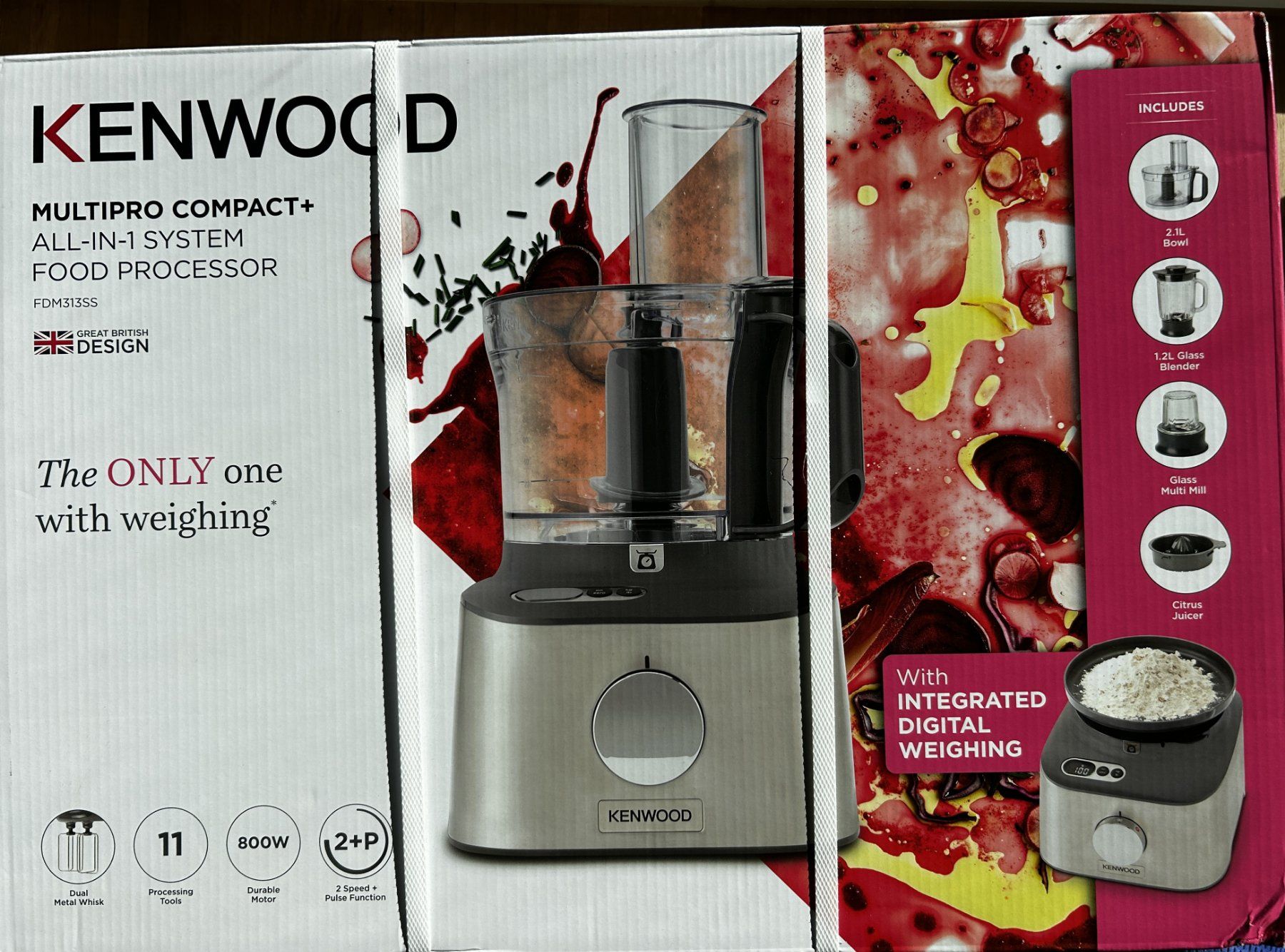 Kenwood Küchengeräte: Kenwood Multipro Compact Plus 1200 ml NEU – Neu und originalverpackt aus Bern von arwori