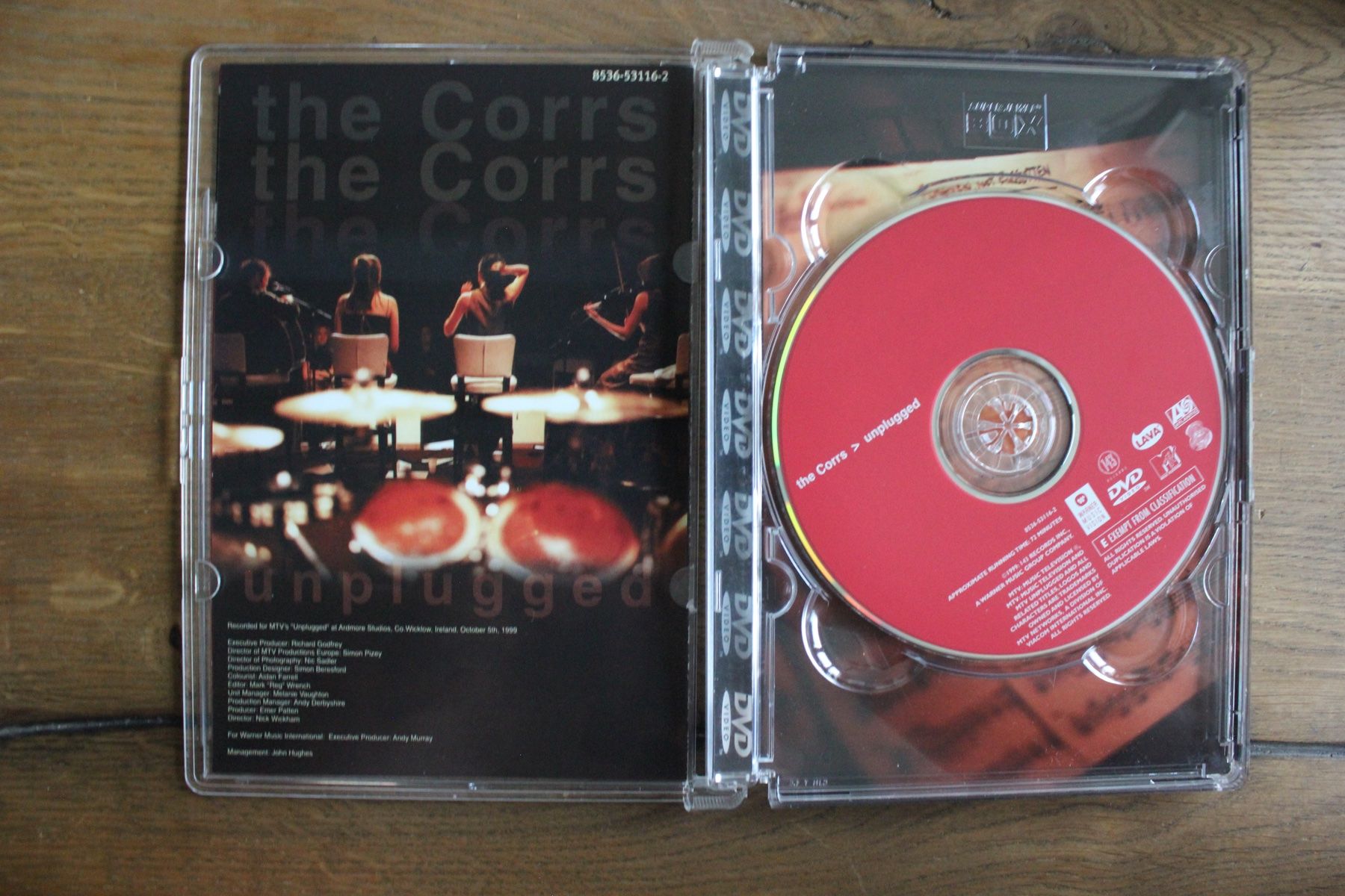 Tutti i DVDs: THE CORRS "UNPLUGGED" DVD – Usato da Geroldswil venduto da Schlumpfine1973 1