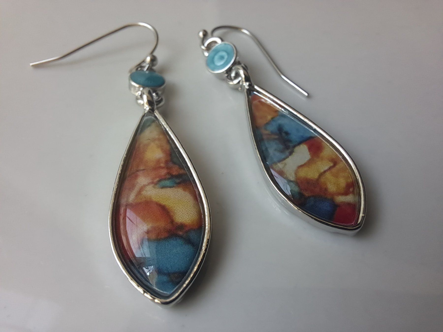 Orecchini pendenti & Orecchini a lobo: Boucles d'oreilles plaqué argent – Nuovo e nell'imballaggio originale da St-Imier venduto da supernova21 1