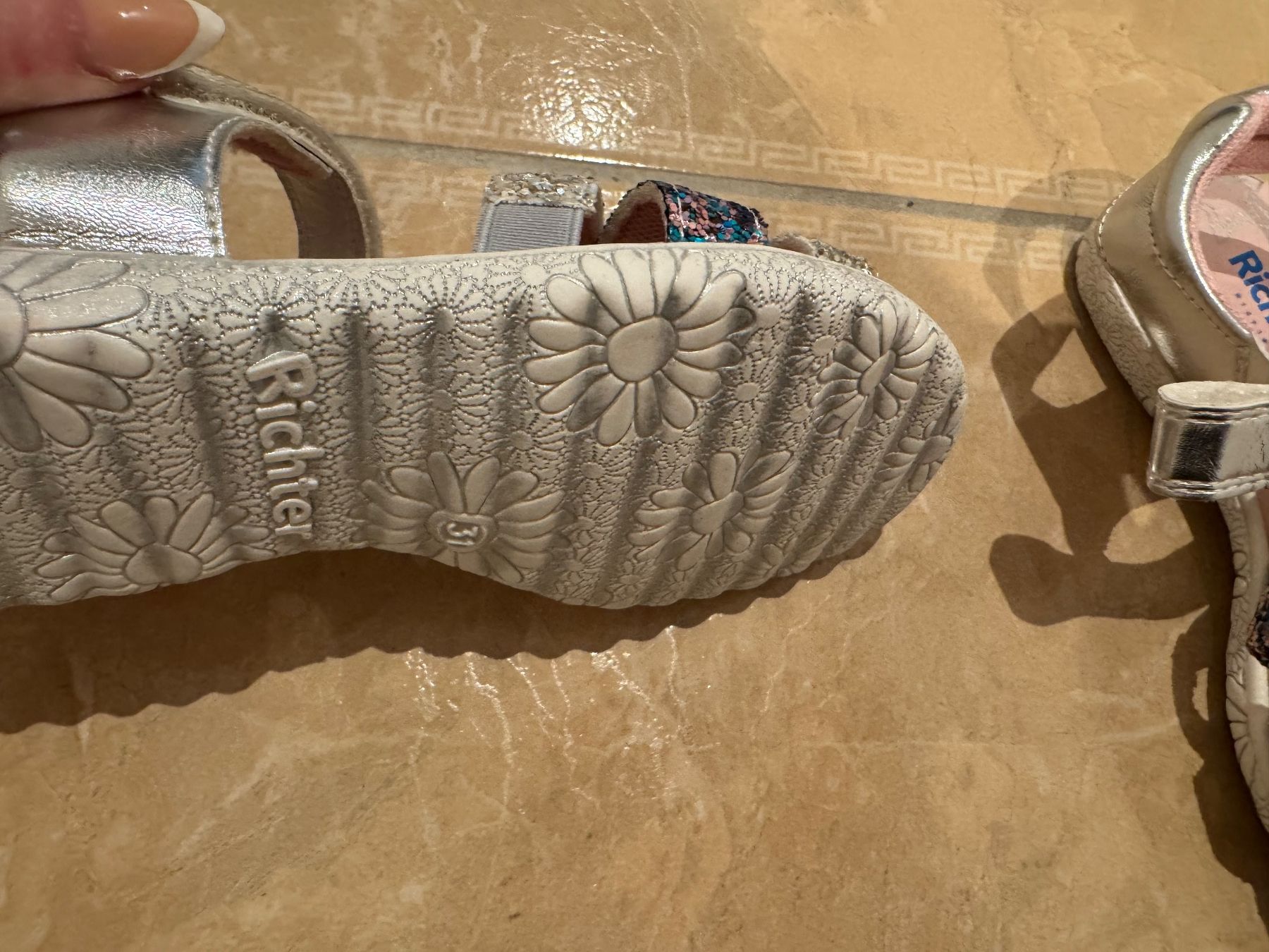 Scarpe per ragazze: Richter neue Glitzer Sandalen, 31 – Nuovo e nell'imballaggio originale da Klingnau venduto da Markus14 2