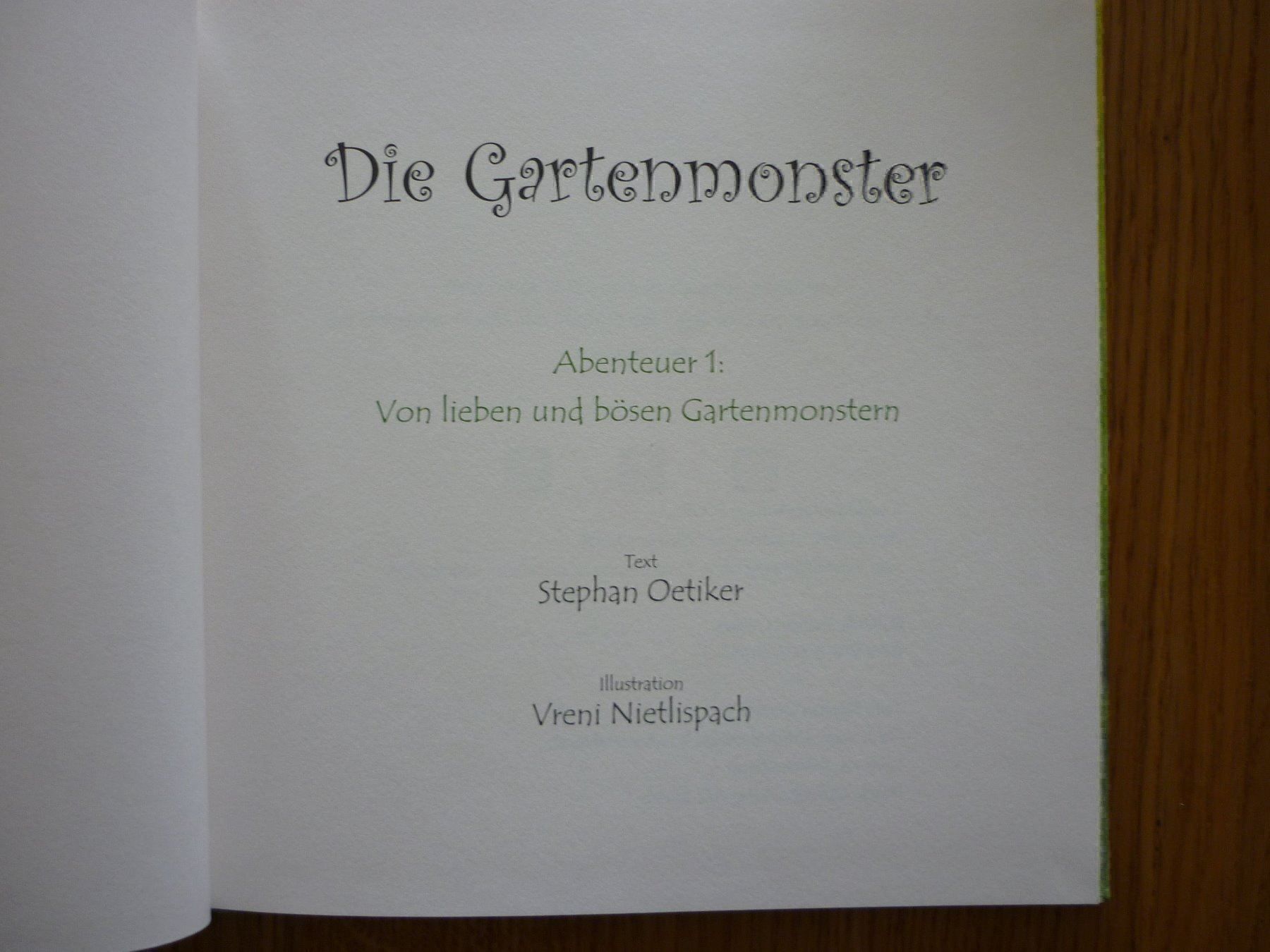 Bücher: Das Gartenmonster - Fabrikneu – Neu und originalverpackt aus Wetzikon ZH von Gerbera5 1