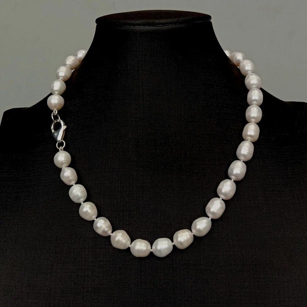 Catenine: Weiss Lua Perlen Kette Echt 1.2 cm Collier Perle Halskette – Nuovo (secondo la descrizione) da Prilly venduto da ilyria73 1