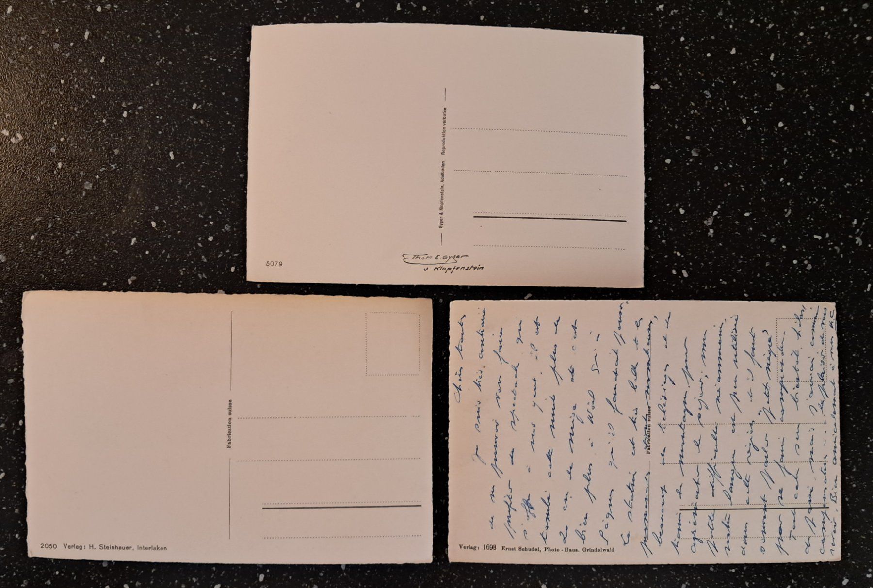 Cartoline postali: 3 AK GRINDELWALD – Usato da Ponto Valentino venduto da giorgia06 1