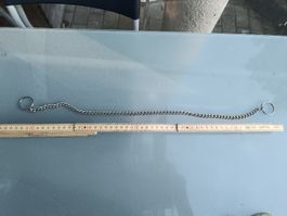 Kette, Stahl, Silber, ca. 50cm
