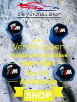 BMW M Ventilkappen Ventildeckel 4er-Set Aluminium in blau