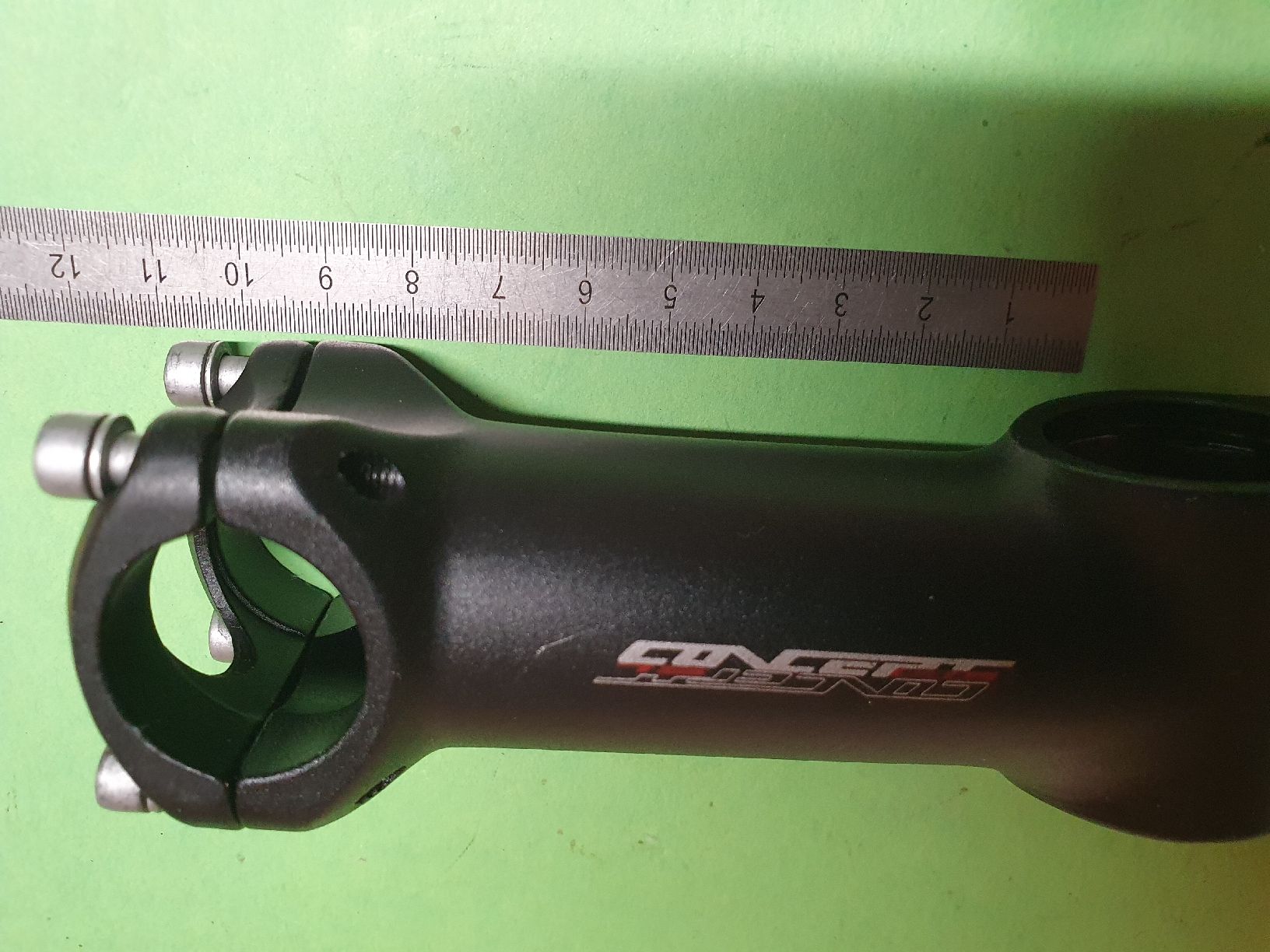 Pezzi di ricambio: Vorbau MTB CONCEPT 9-9,5cm lang.11/8",1". Gebr. – Usato da Niedergösgen venduto da joh_6txt 6