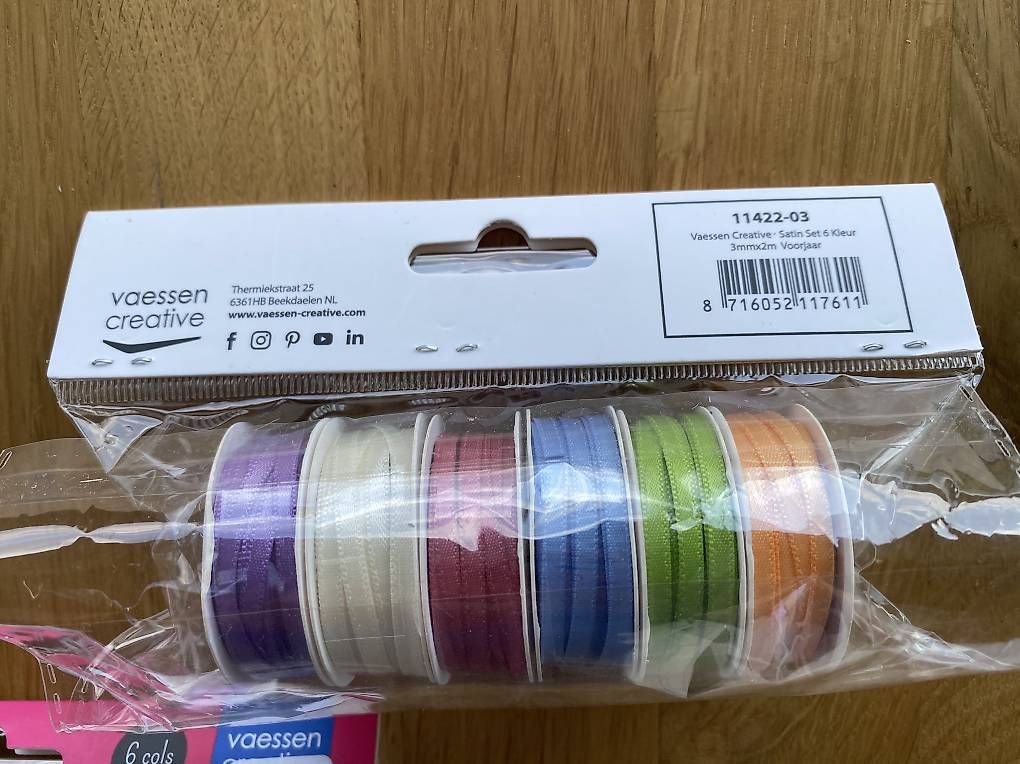Nastri decorativi: SatinBänder, Satin, Bänder, Geschenkband – Nuovo e nell'imballaggio originale da Egolzwil venduto da taraxacum65 3