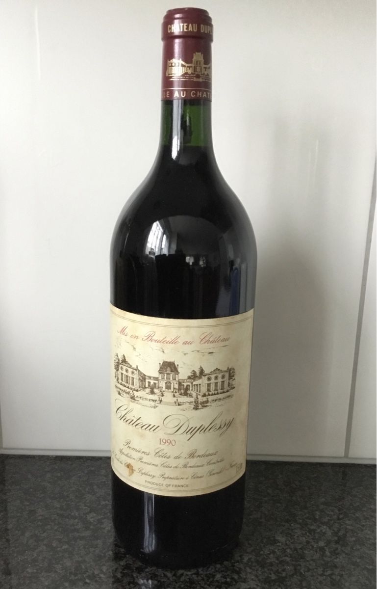 Vino: Château Duplessy Magnum 1990 – Nuovo (secondo la descrizione) da Rüschlikon venduto da succes08 9