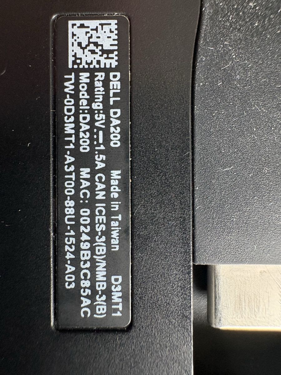 Dell Unità & Adattatore: Dell adapter DA200 - USB c – Usato da Pfäffikon SZ venduto da mat_y9ng 6