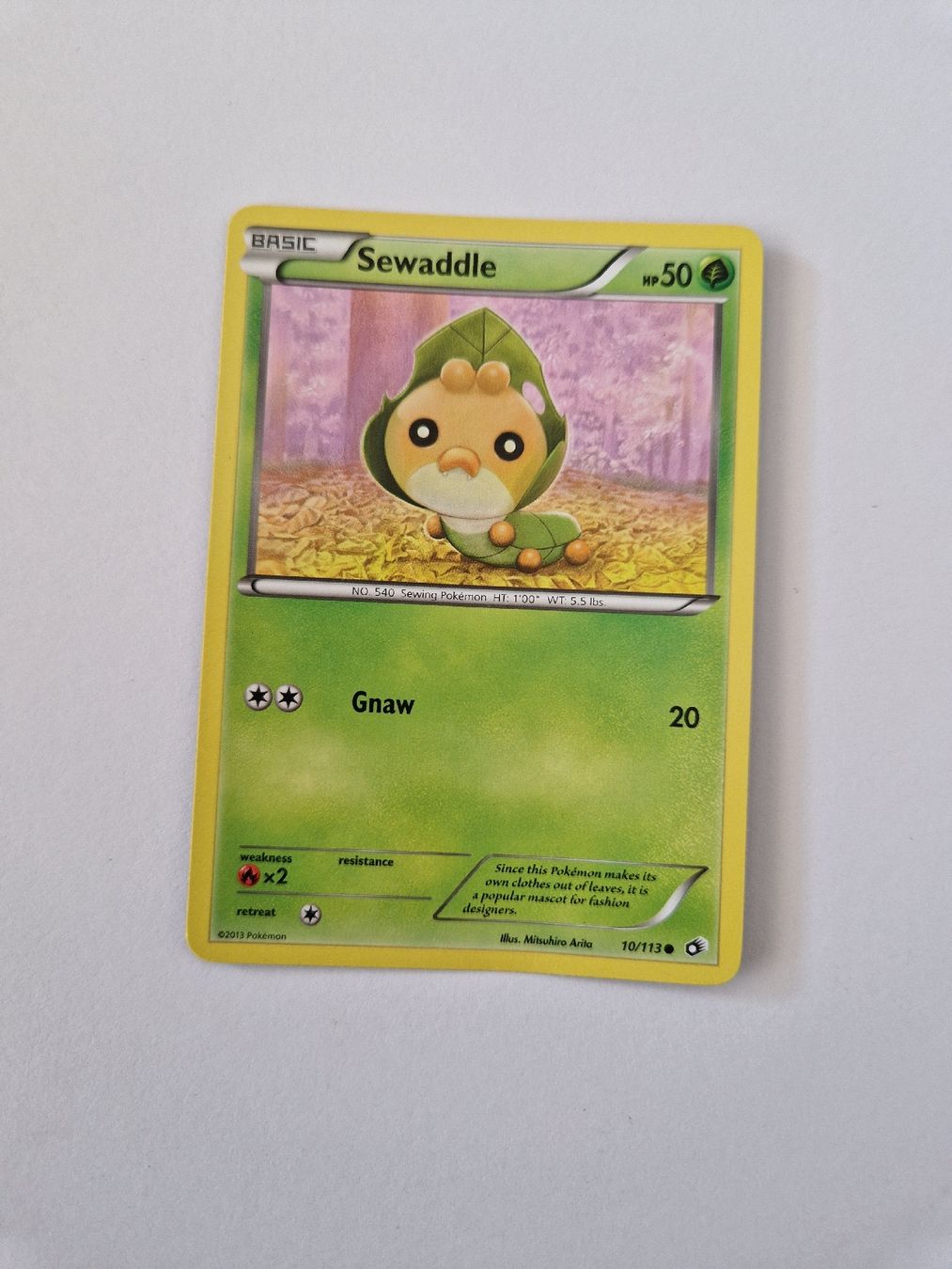 Pokémon Carte collezionabili: Sewaddle - Legendary Treasures - EN  – Usato da Romont FR venduto da raj_sjv9