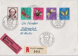 FDC Pro Juventute 1954