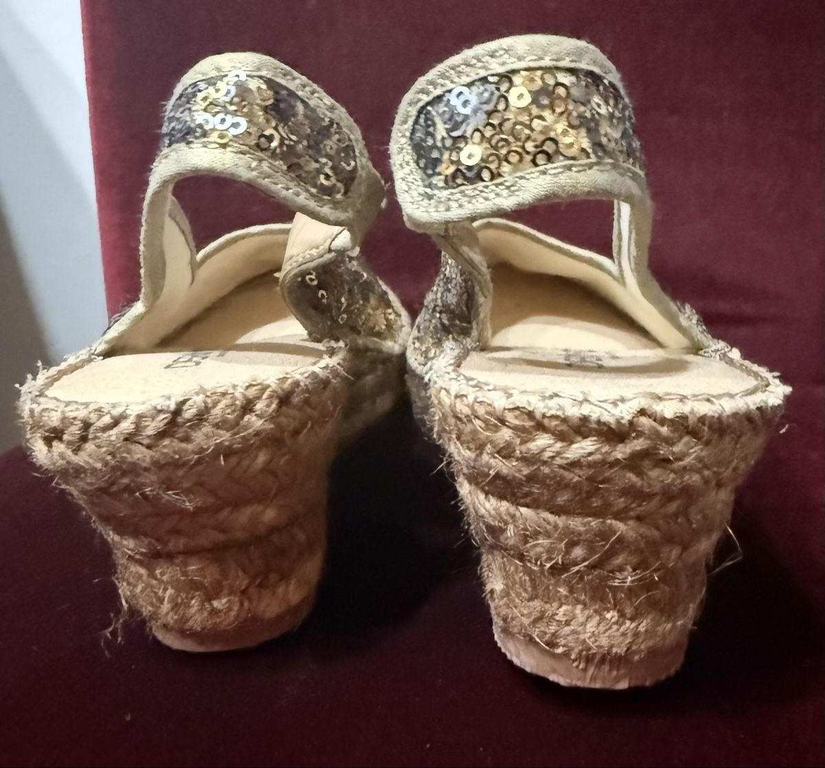 Damenschuhe: sequin wedge espadrilles – Neu (gemäss Beschreibung) aus Zürich von Yuece 3